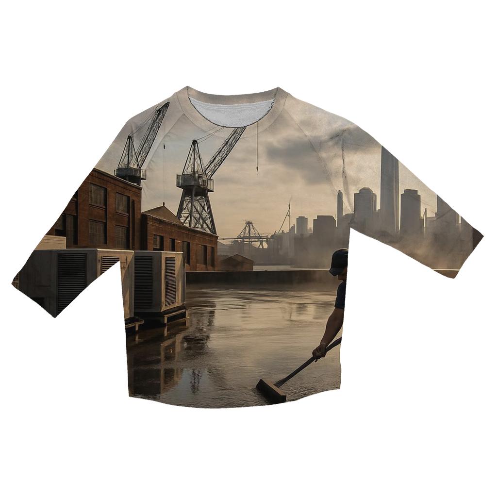 After The Storm At The Brooklyn Navy Yard Roofline stylish quarter sleeve tops