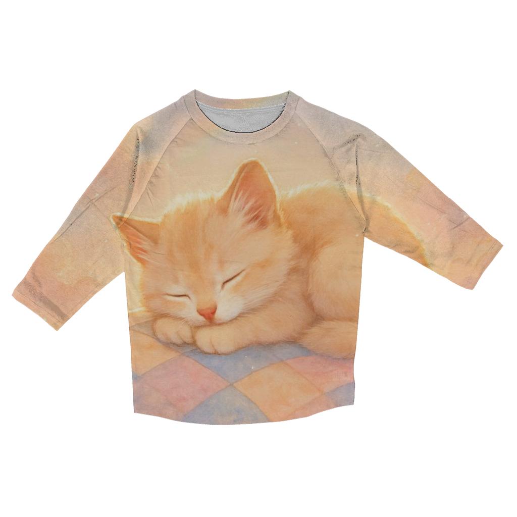 Cloud Quilt Dreamer Kitten casual three quarter sleeve shirts
