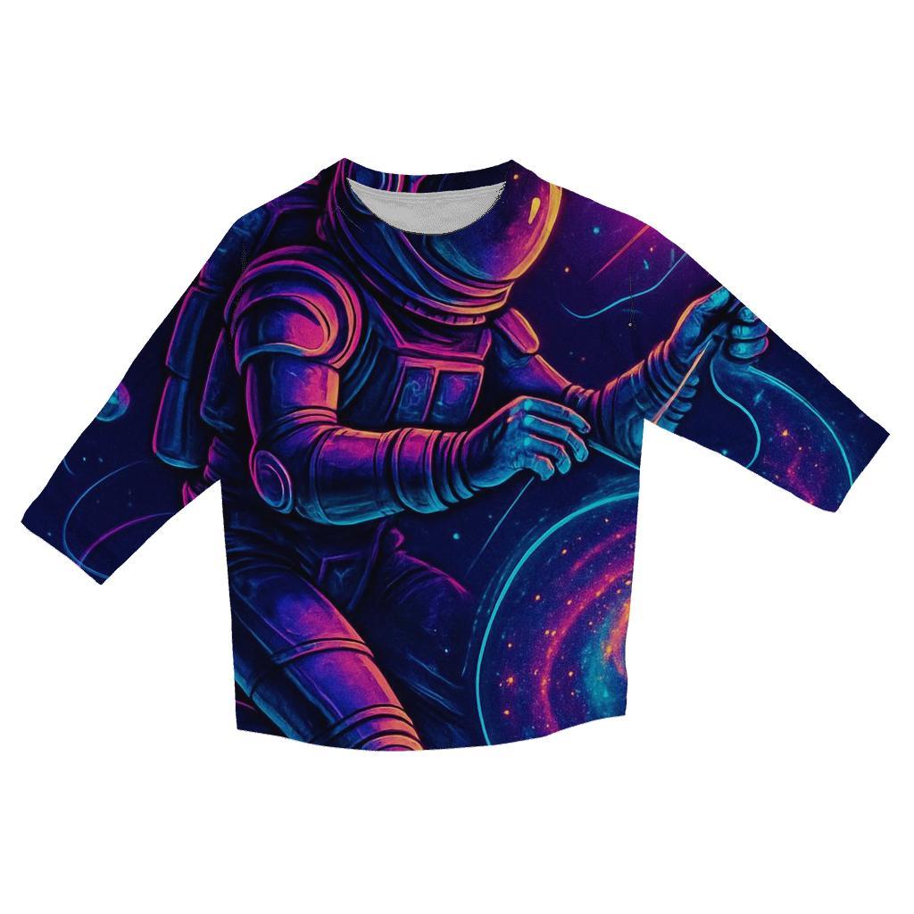 Astral Weaver Of The Chromatic Nebula trendy 3/4 sleeve tops