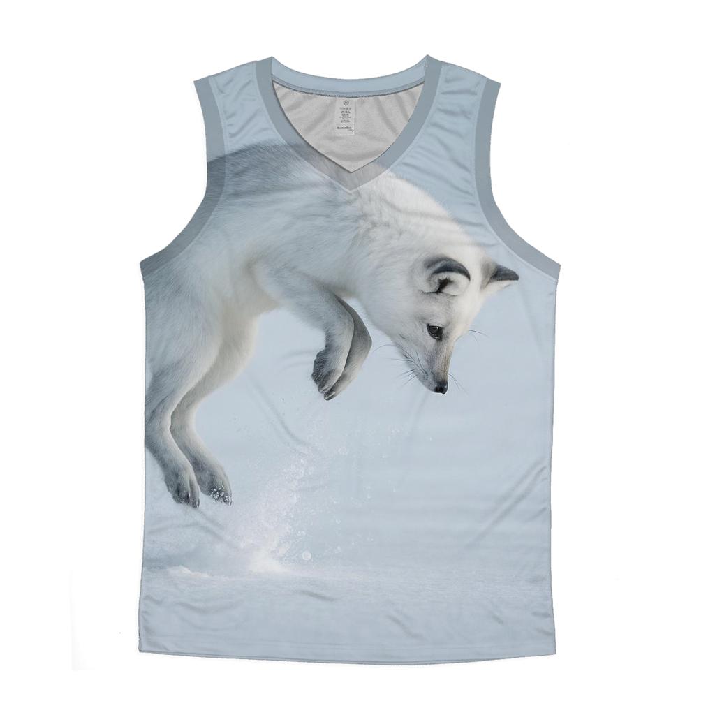 Tundra Pounce Arctic Fox casual summer tank tops
