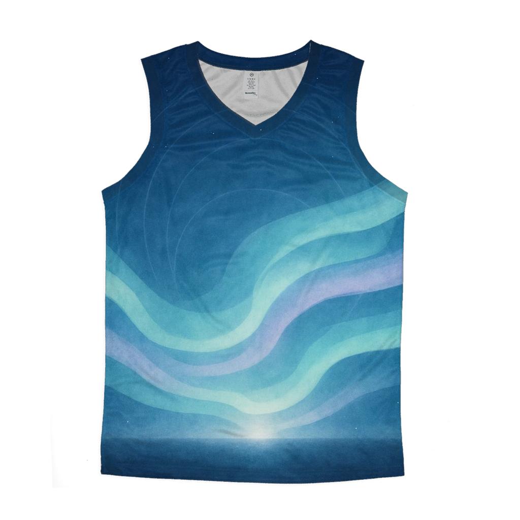 Aurora Of Stillness trendy fitted tank tops