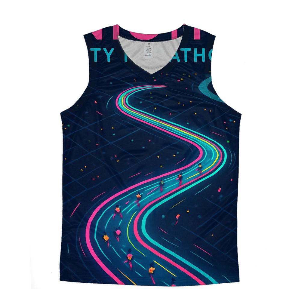 Midnight Marathon Heat Map designer workout tanks