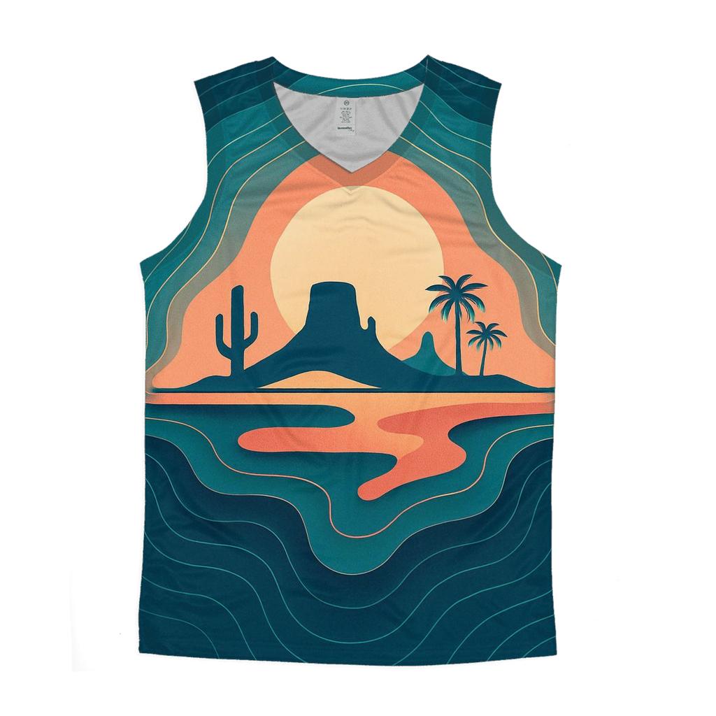 Prismatic Topography Mirage custom tank tops