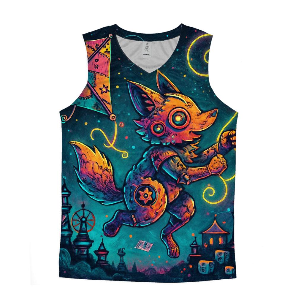 Clockwork Kite Carnival sports performance tank tops