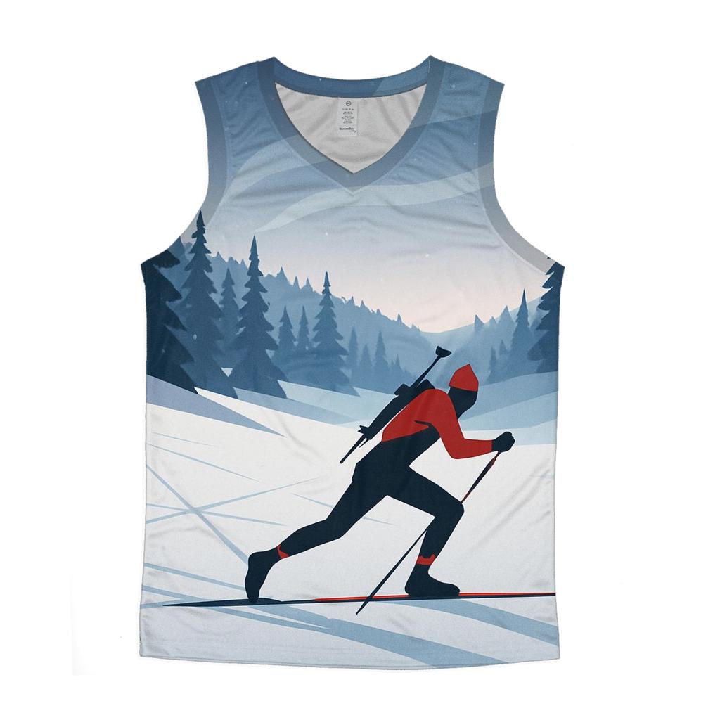 Arctic Biathlon Constellation Sprint stylish racerback tanks