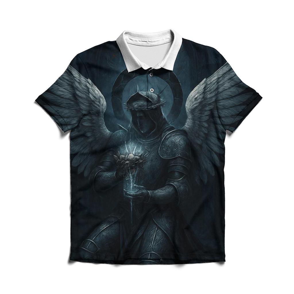 Moonlit Reliquary Of The Thorn Seraph personalized polo shirts