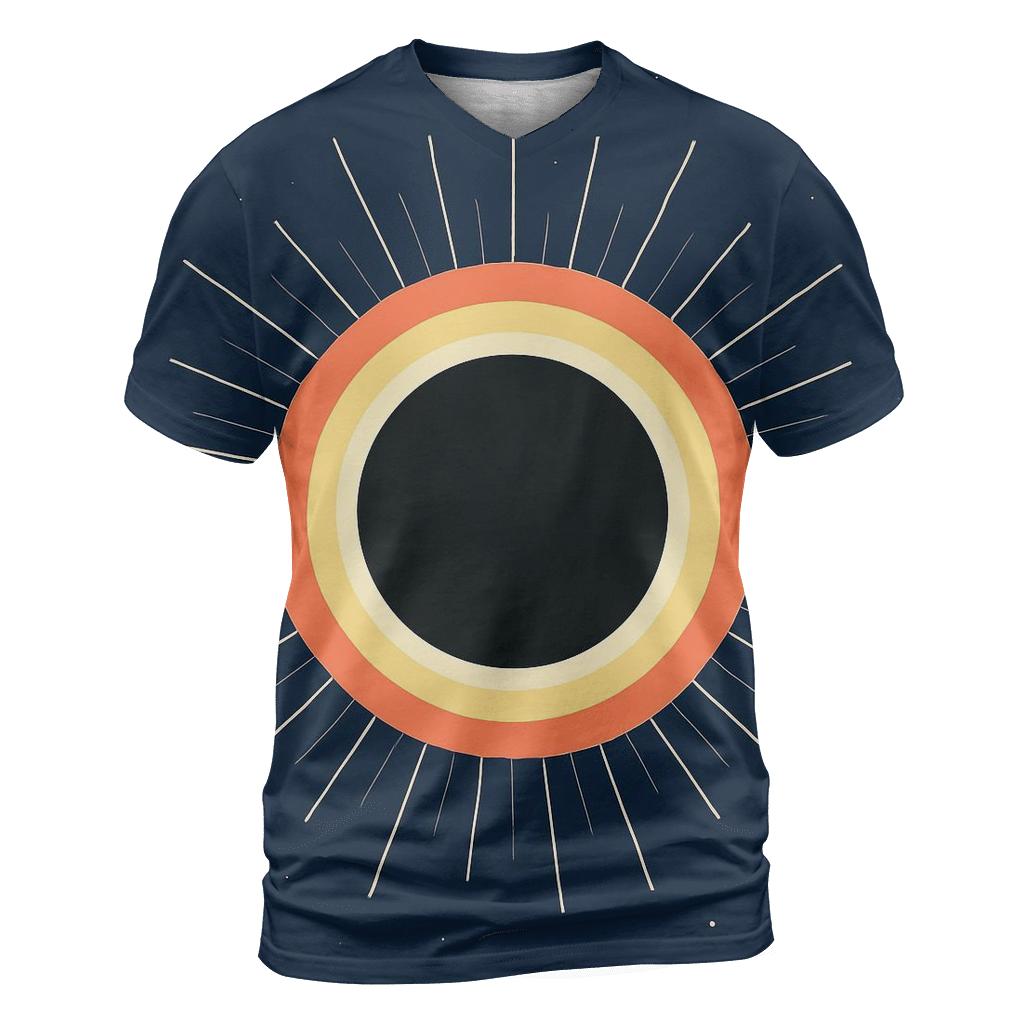 Eclipse Corona Petal Array unique graphic print tees