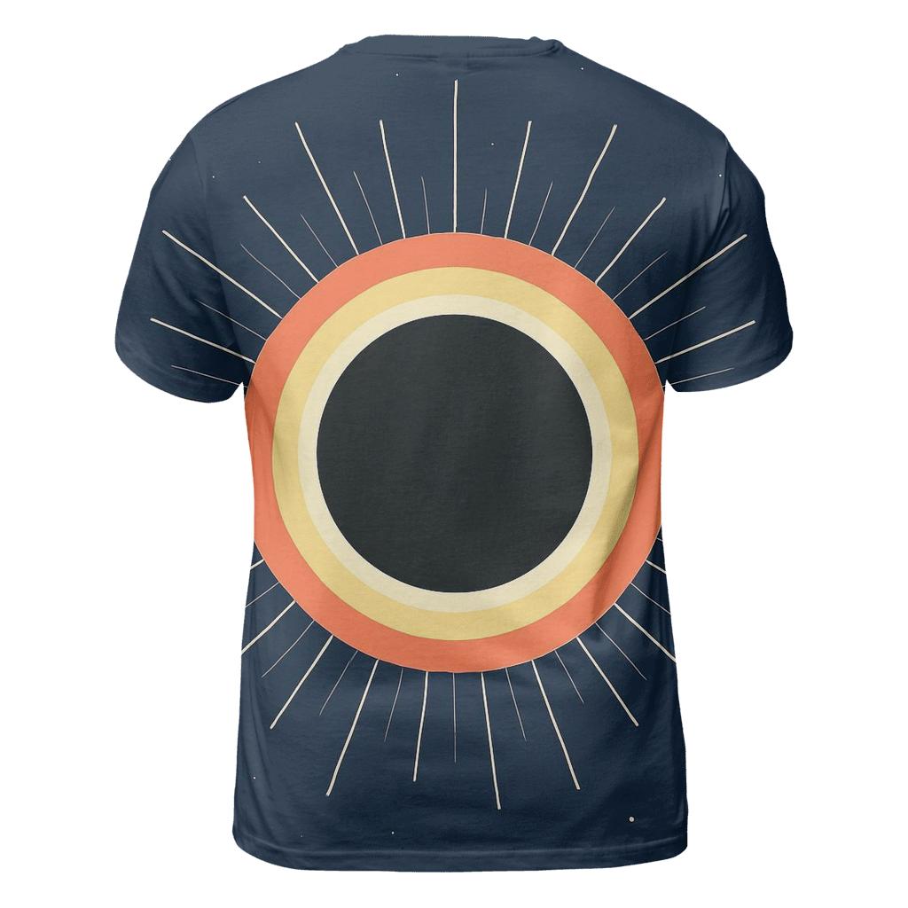Eclipse Corona Petal Array unique graphic print tees