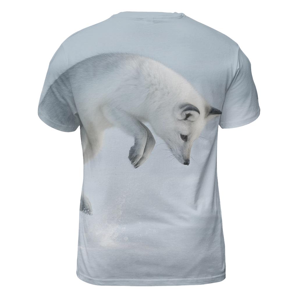 Tundra Pounce Arctic Fox trendy printed shirt styles