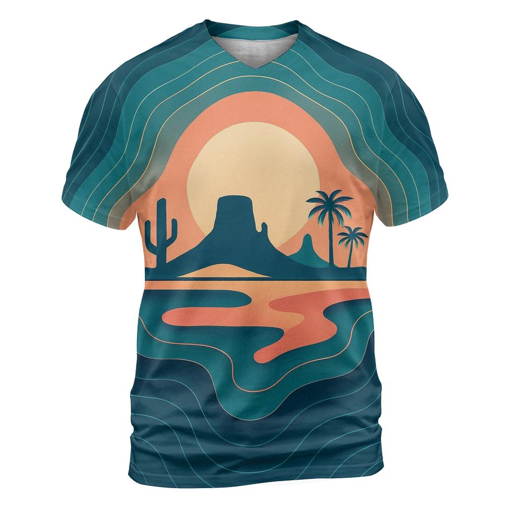 Prismatic Topography Mirage designer pattern shirts