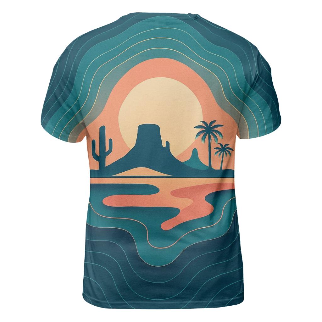 Prismatic Topography Mirage designer pattern shirts