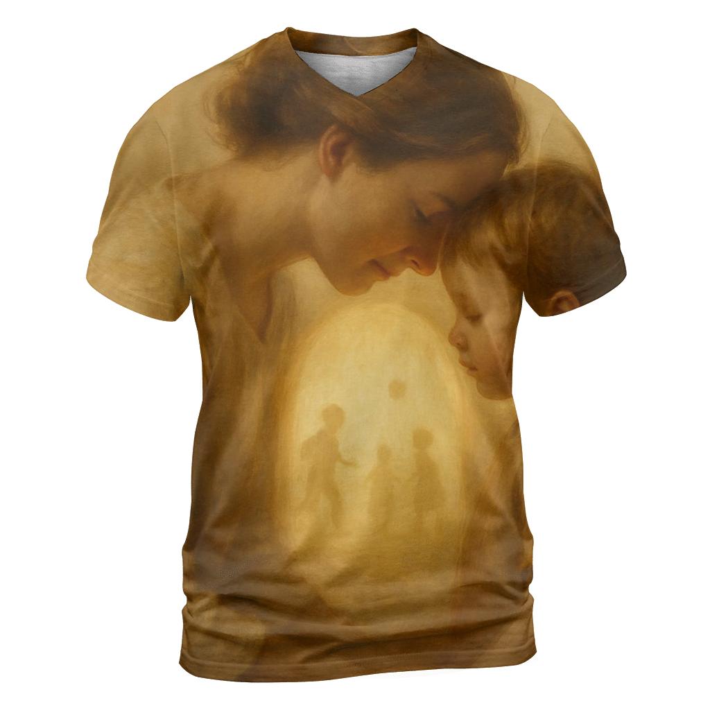 The Home Within Her Heart A Sanctuary Carried Forever creative print fashion shirts