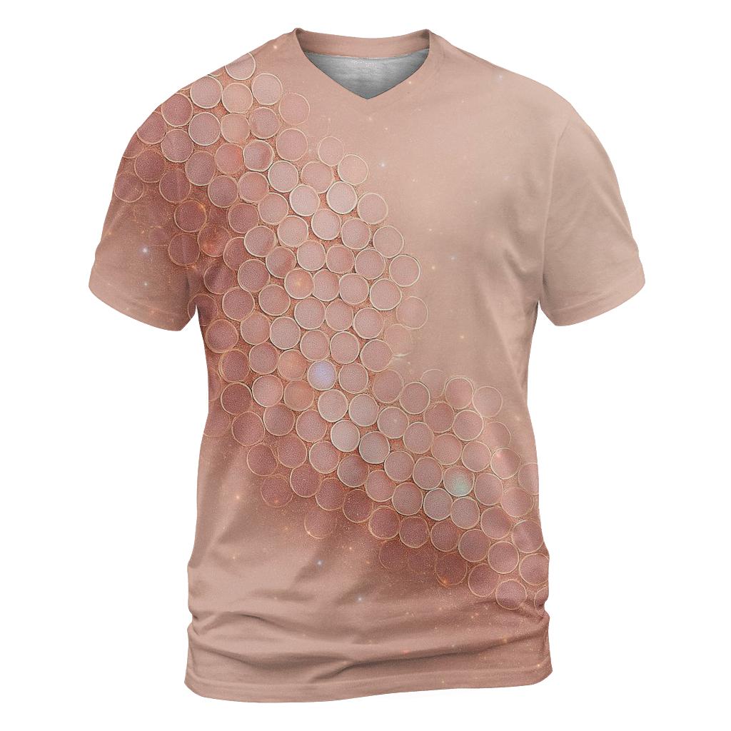 Sequin Nebula Lattice unique graphic print tees