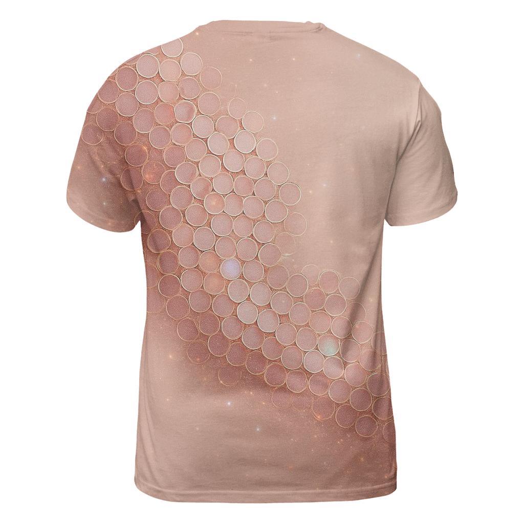 Sequin Nebula Lattice unique graphic print tees