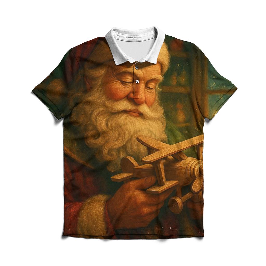 Frosted Workshop Saint In Golden Glow stylish collar polo tees