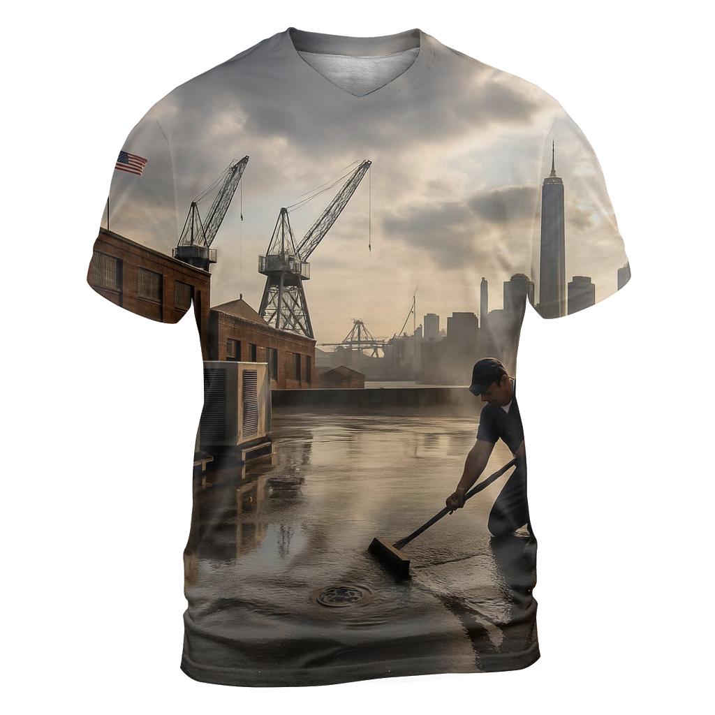After The Storm At The Brooklyn Navy Yard Roofline custom all-over print shirts