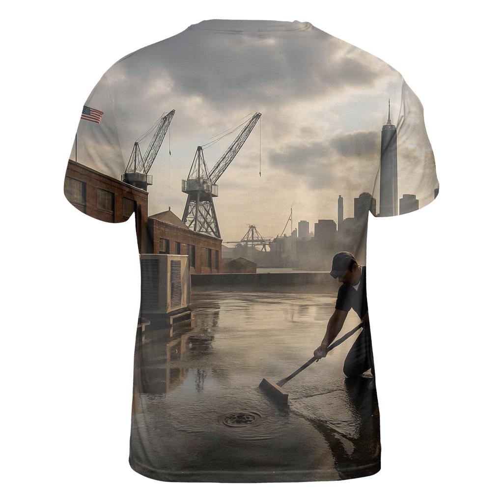After The Storm At The Brooklyn Navy Yard Roofline custom all-over print shirts