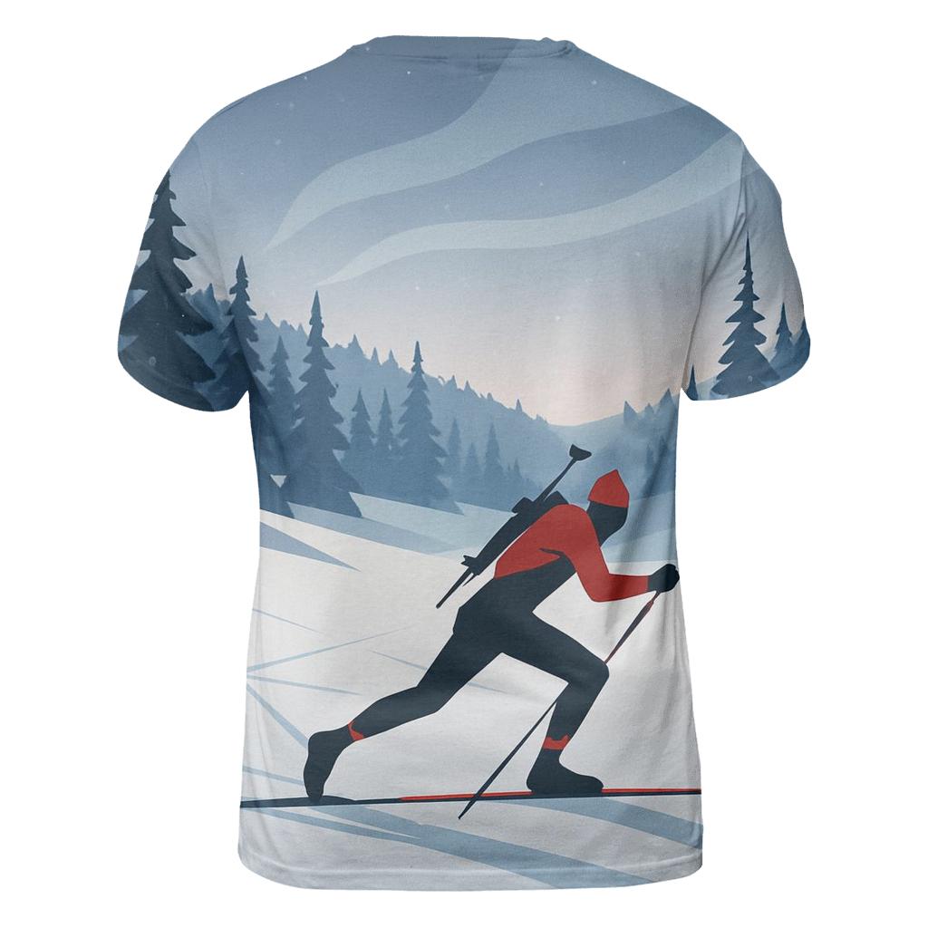 Arctic Biathlon Constellation Sprint unique graphic print tees