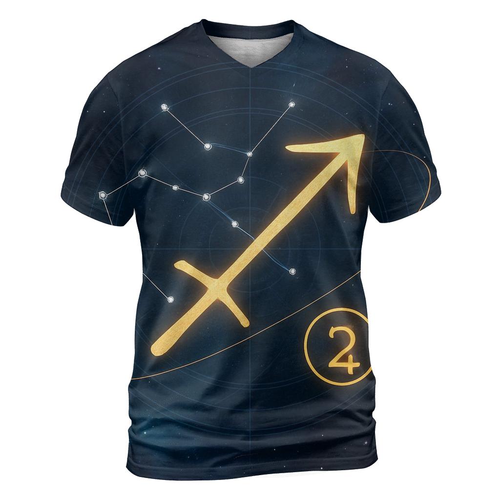 Sagittarius Jupiter Retrograde Star Compass personalized full print shirts