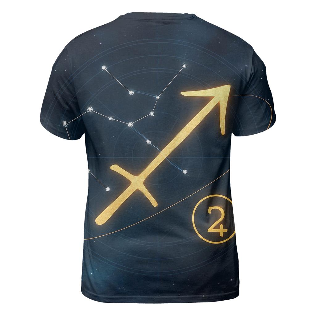 Sagittarius Jupiter Retrograde Star Compass personalized full print shirts