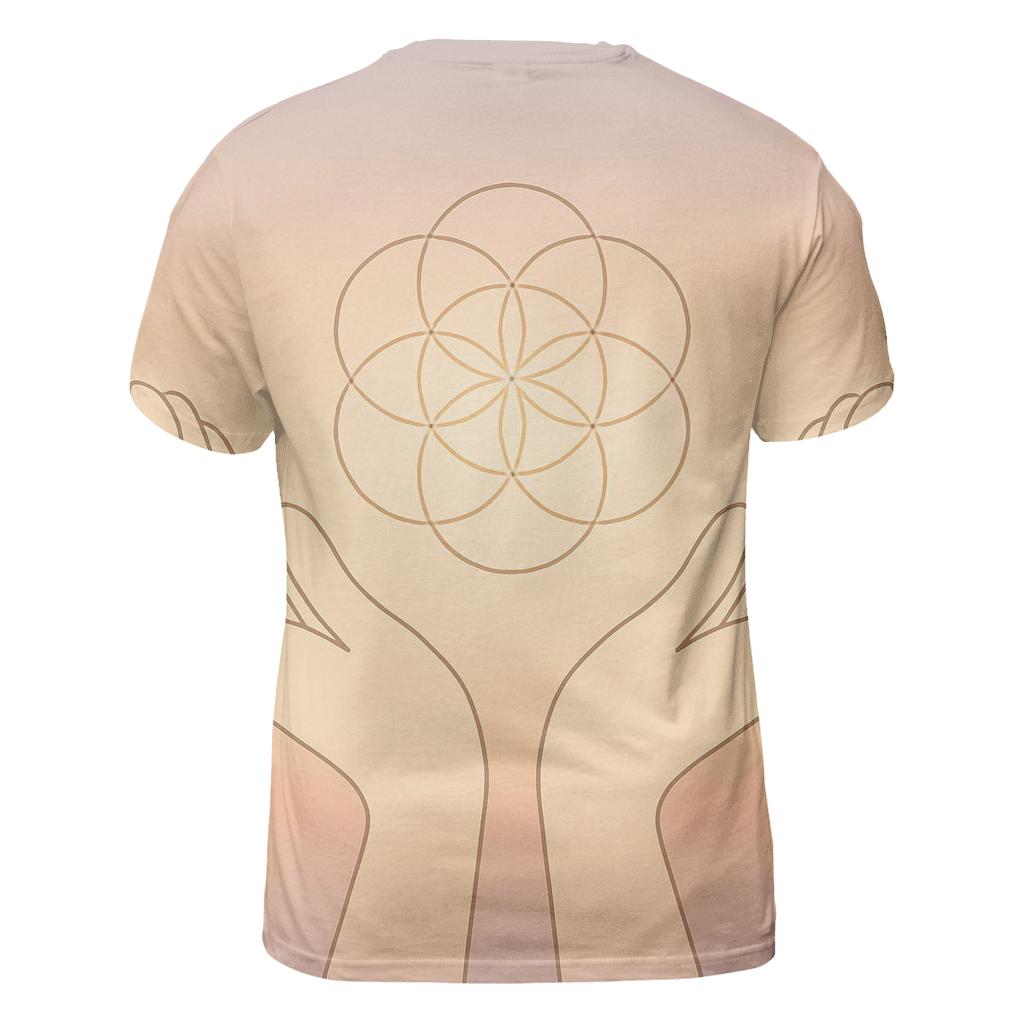 Hands Of Dawn Geometry statement graphic shirts