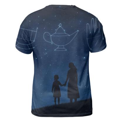 Her Name In The Night Sky The Constellation Of Care artistic all-over print tops