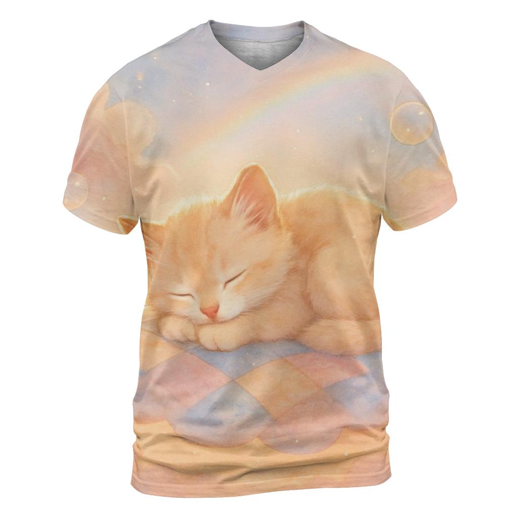 Cloud Quilt Dreamer Kitten custom all-over print shirts