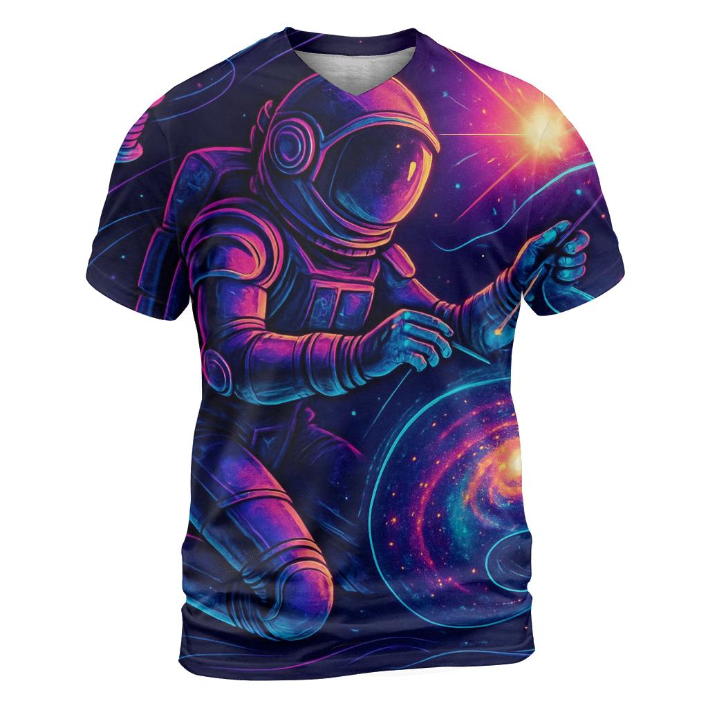 Astral Weaver Of The Chromatic Nebula trendy printed shirt styles