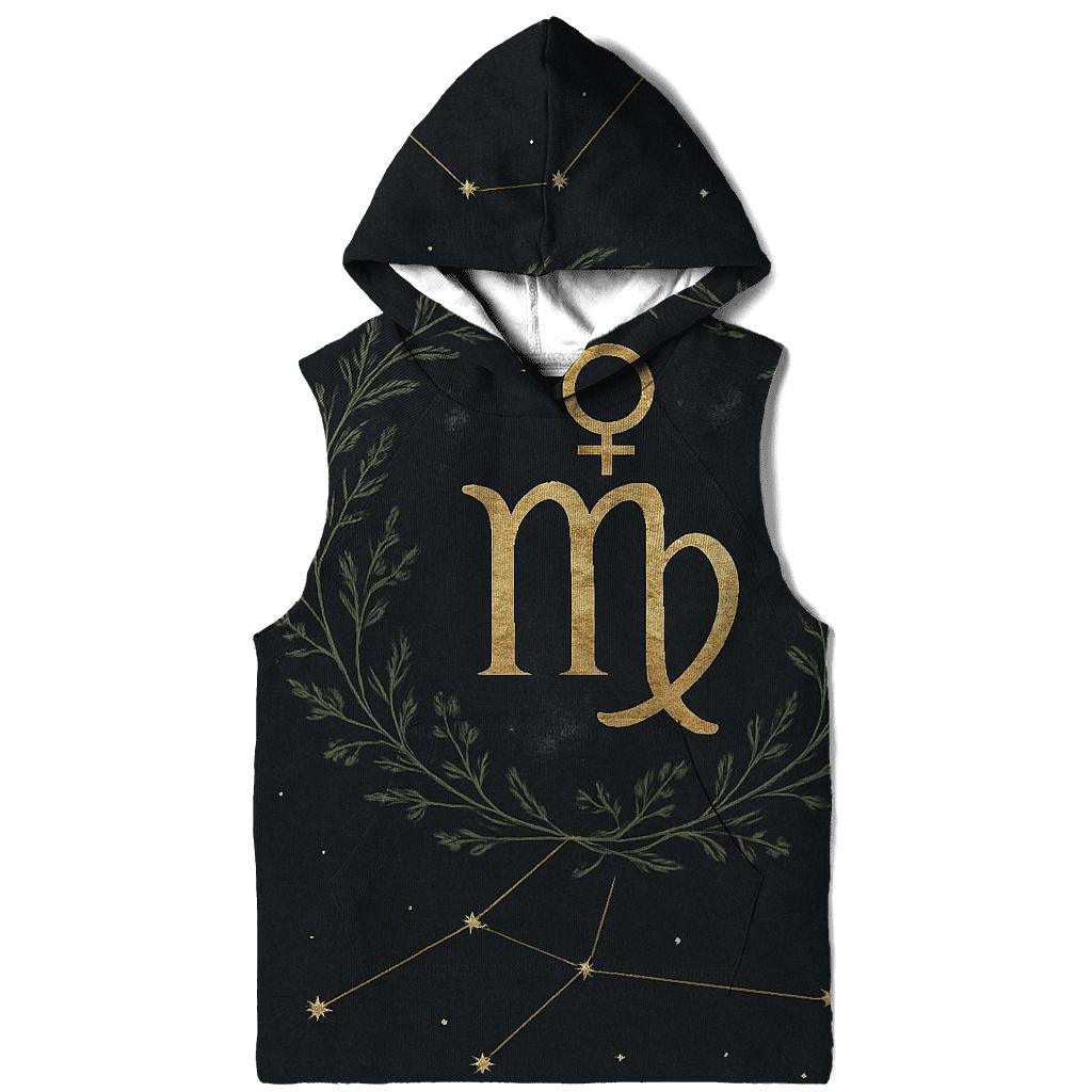 Virgo Mercury Herbarium Constellation Chart pullover hoodies