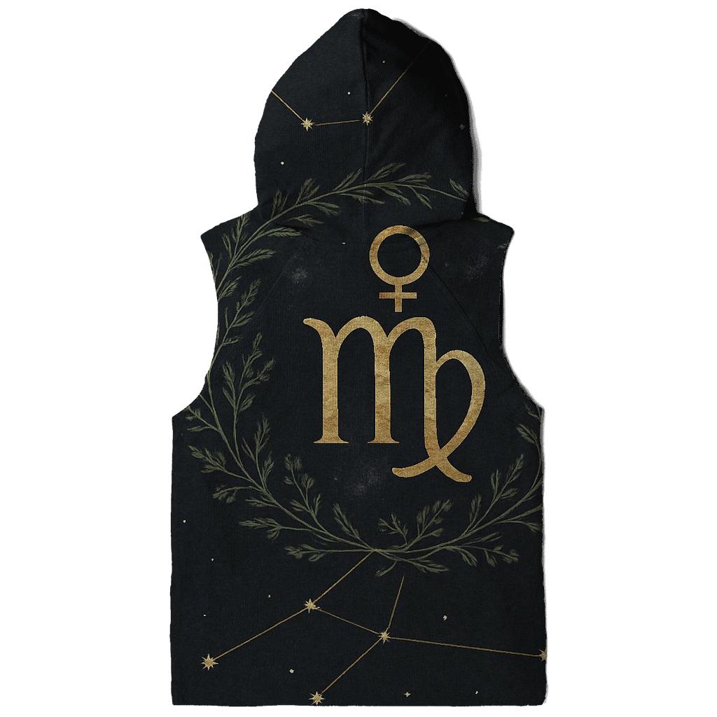 Virgo Mercury Herbarium Constellation Chart pullover hoodies