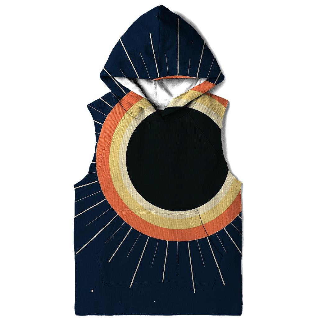 Eclipse Corona Petal Array graphic hoodies