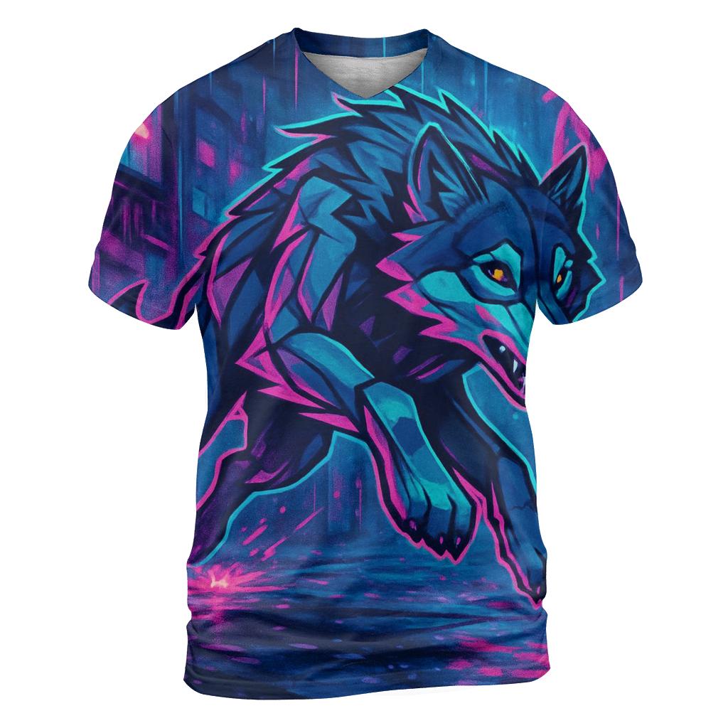 Neon Monsoon Street Wolf Run designer pattern shirts