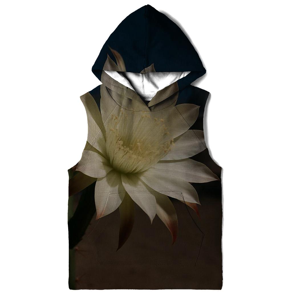 Night Blooming Cereus Under Desert Observatory Glow graphic hoodies