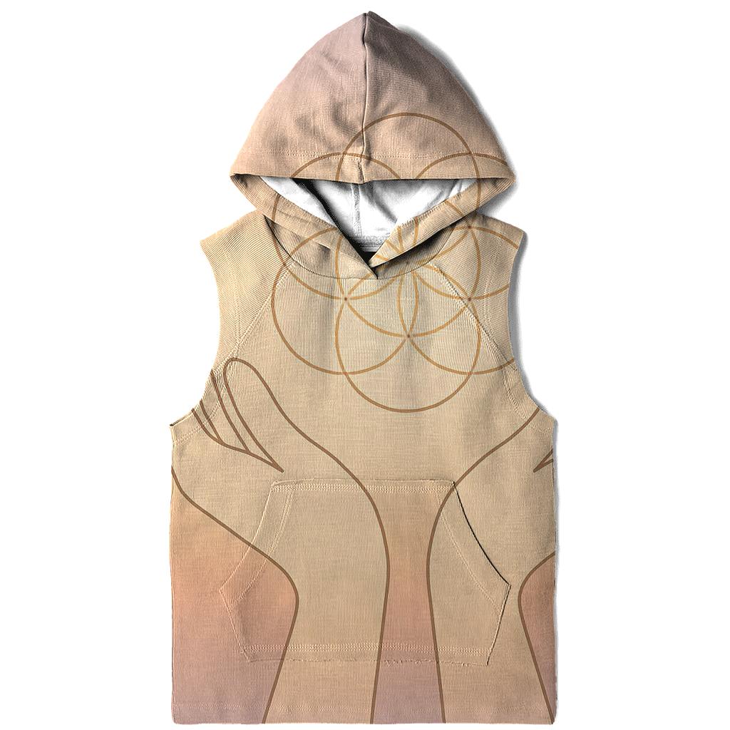 Hands Of Dawn Geometry premium hoodies