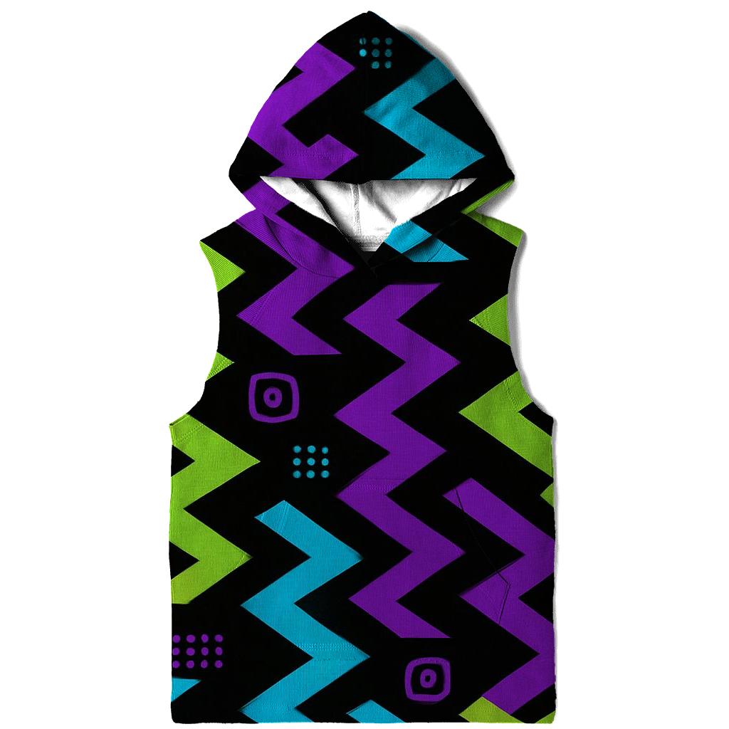 Laser Tag Arena Chevron Camouflage printed hoodies