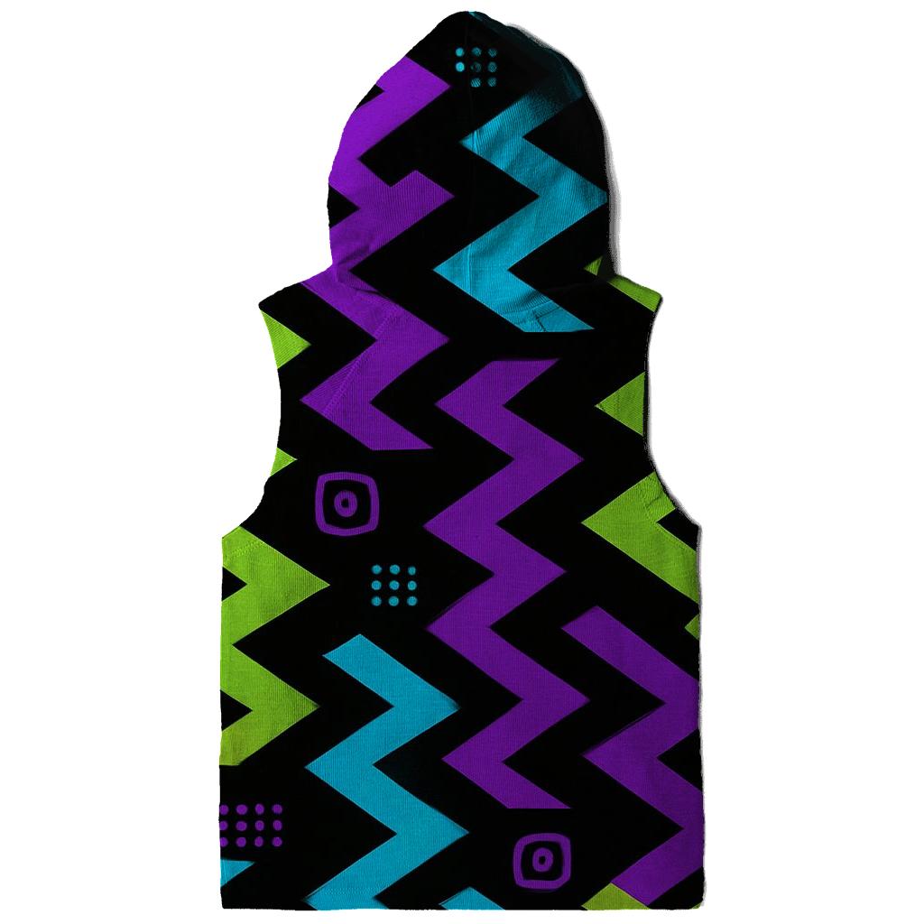 Laser Tag Arena Chevron Camouflage printed hoodies