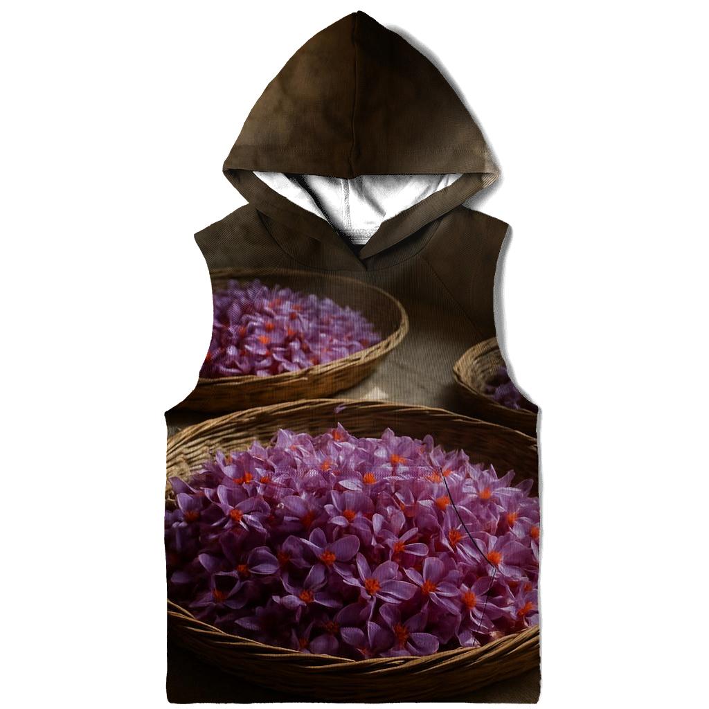 Saffron Crocus Harvest Trays In Mountain Stone Barn zip-up hoodies