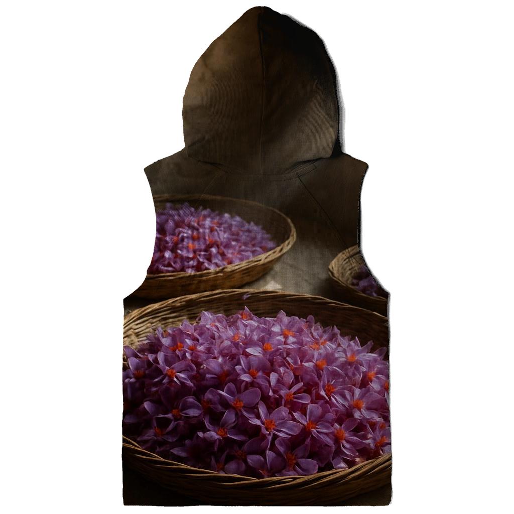 Saffron Crocus Harvest Trays In Mountain Stone Barn zip-up hoodies