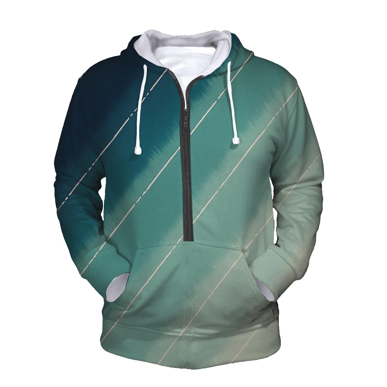 Aurora Arashi Diagonal Drift pullover hoodies