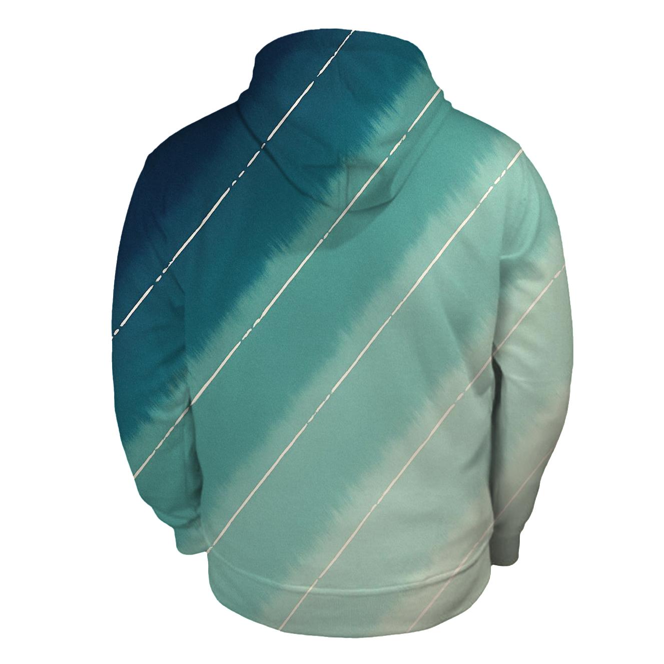 Aurora Arashi Diagonal Drift pullover hoodies