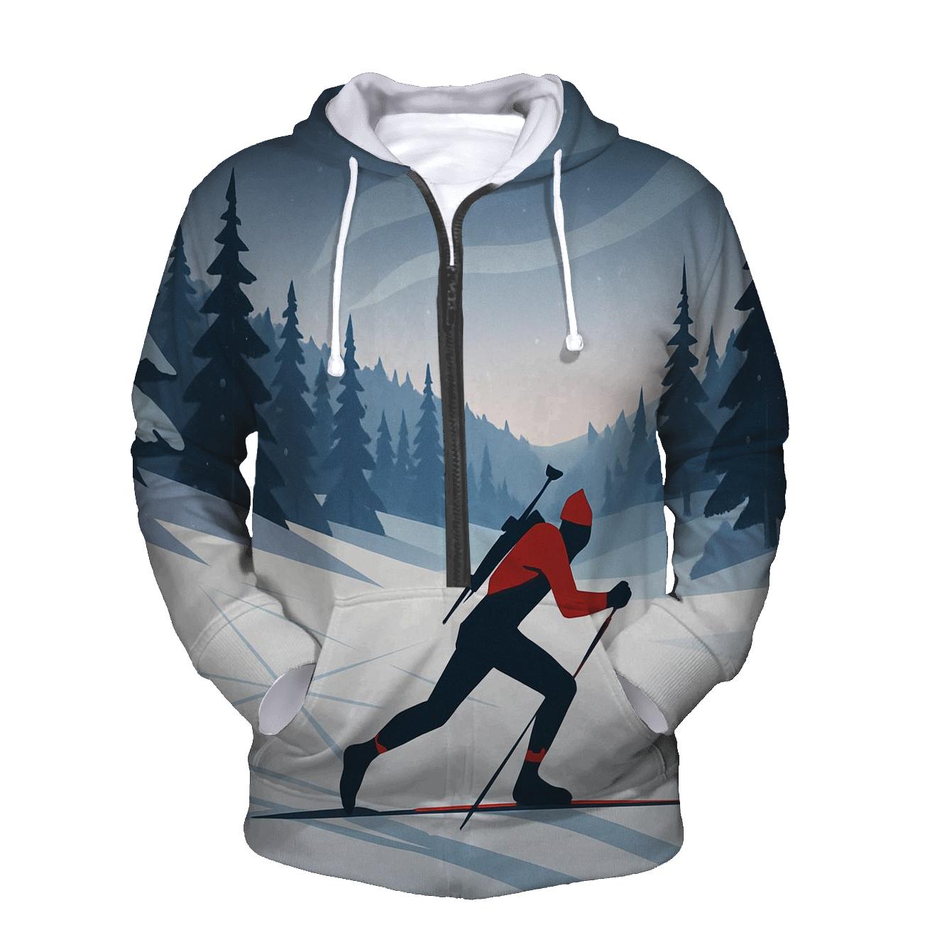 Arctic Biathlon Constellation Sprint custom hoodies