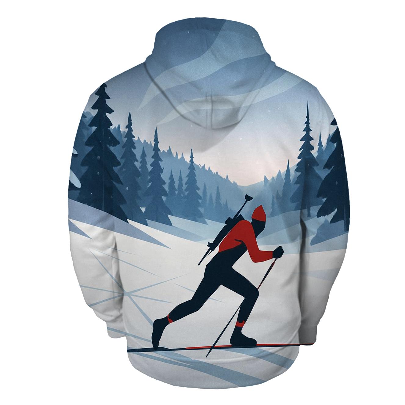 Arctic Biathlon Constellation Sprint custom hoodies