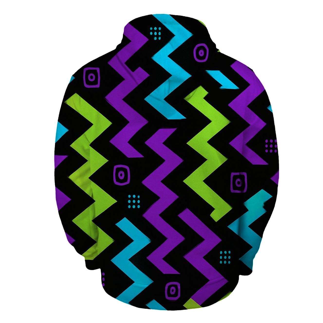 Laser Tag Arena Chevron Camouflage lightweight hoodies