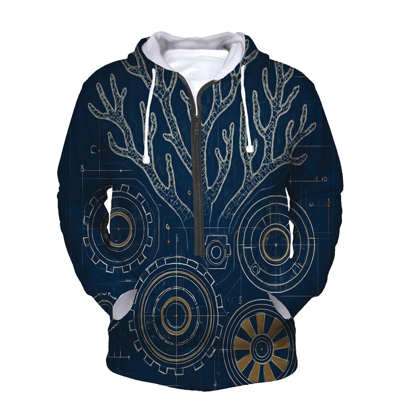 Clockwork Coral Reef Blueprint hoodie styles