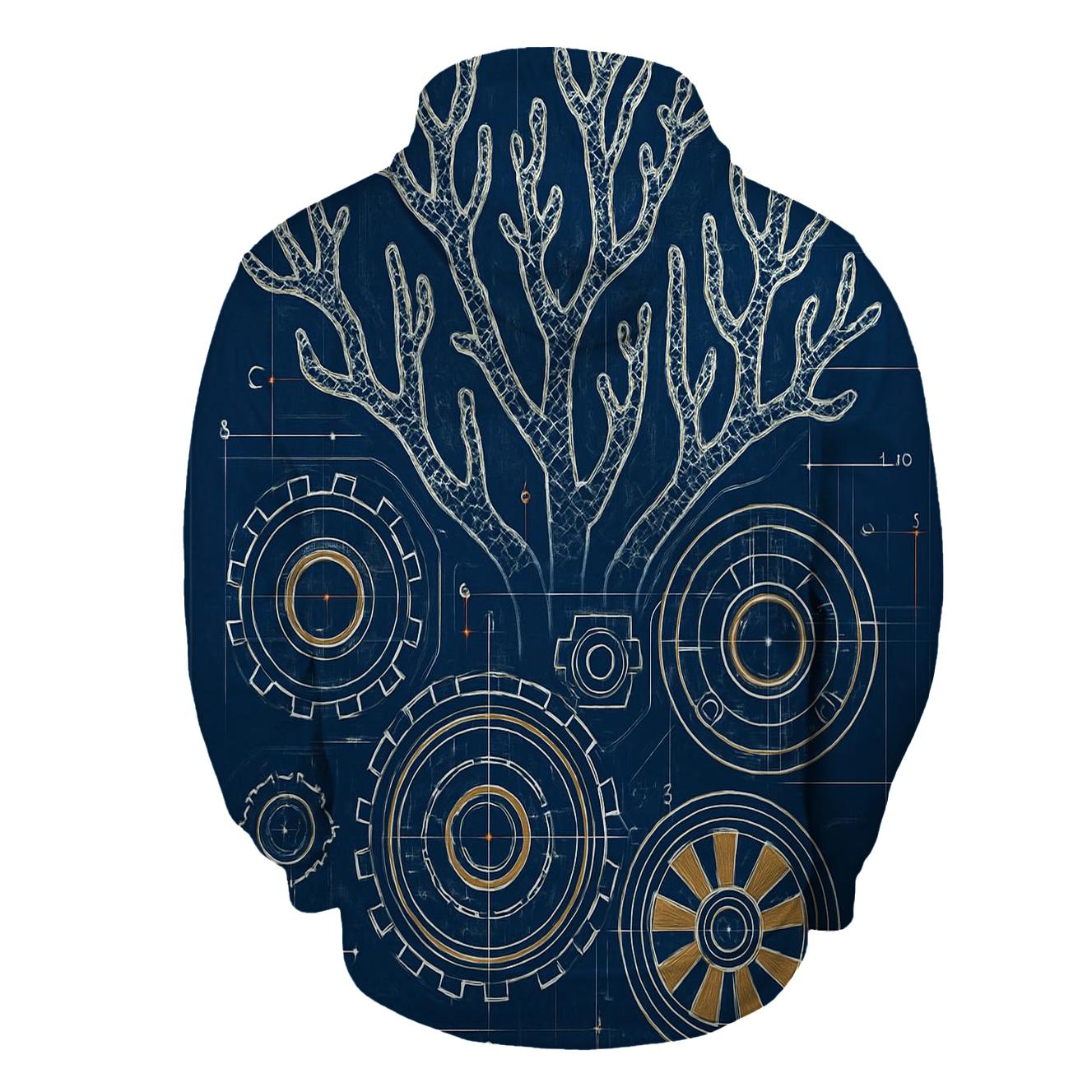 Clockwork Coral Reef Blueprint hoodie styles