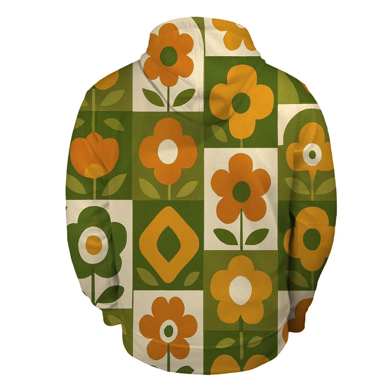 Avocado Kitchen Tile Bloom heavyweight hoodies