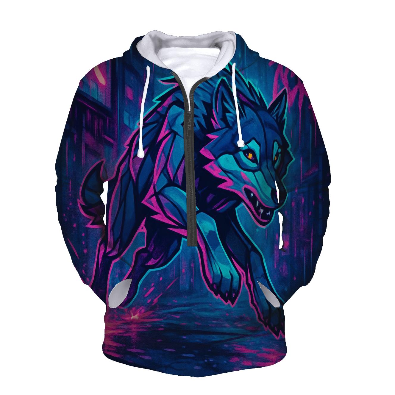 Neon Monsoon Street Wolf Run heavyweight hoodies