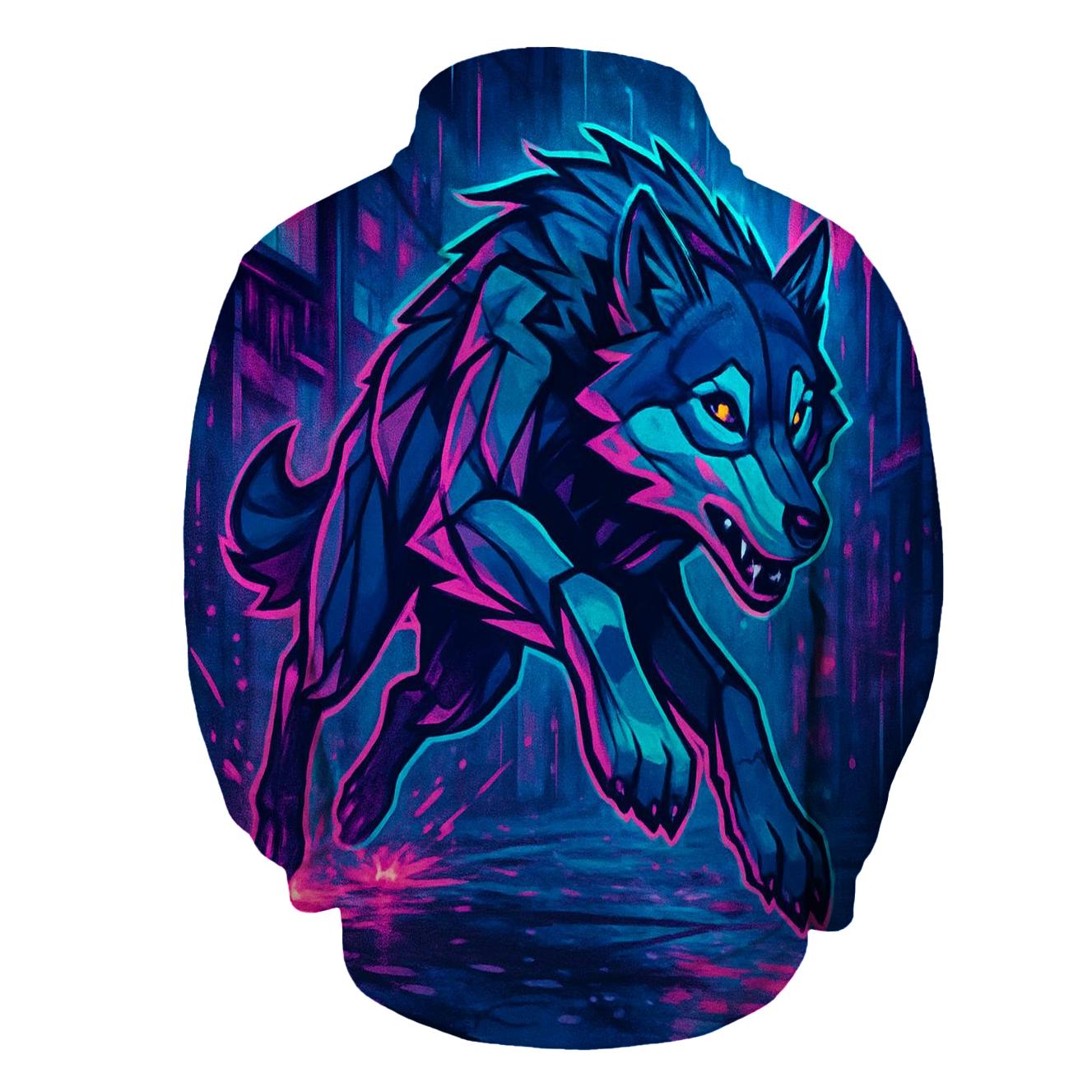 Neon Monsoon Street Wolf Run heavyweight hoodies