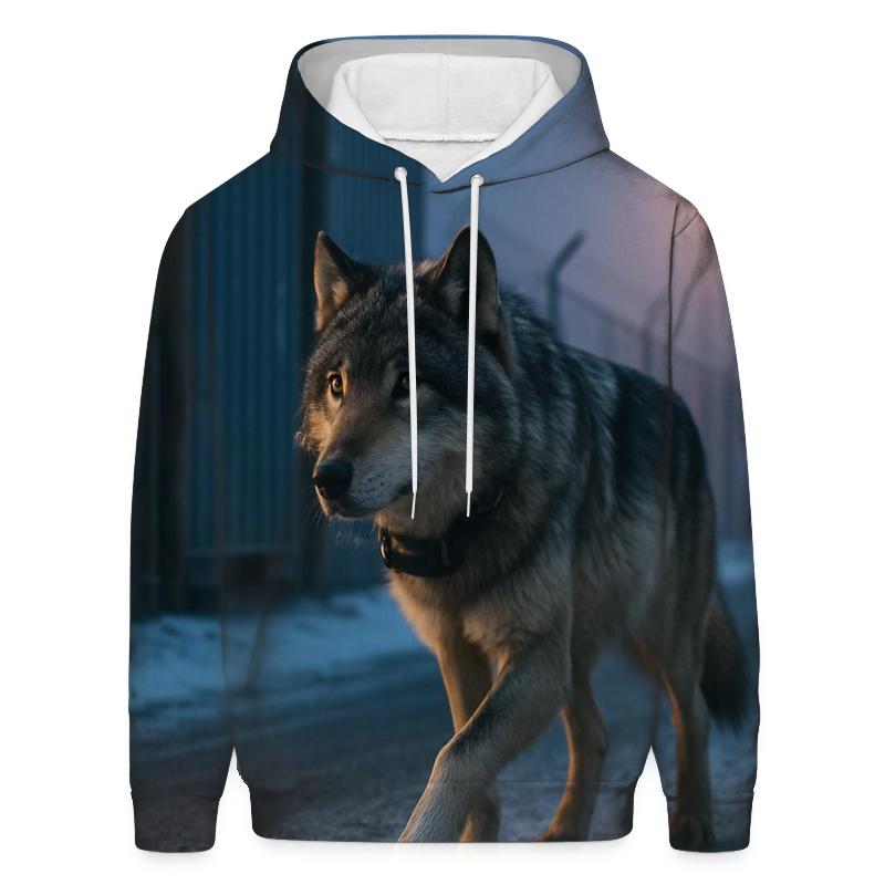 Telemetry Wolf At The Coastal Container Yard designer hoodies