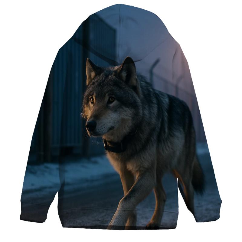 Telemetry Wolf At The Coastal Container Yard designer hoodies